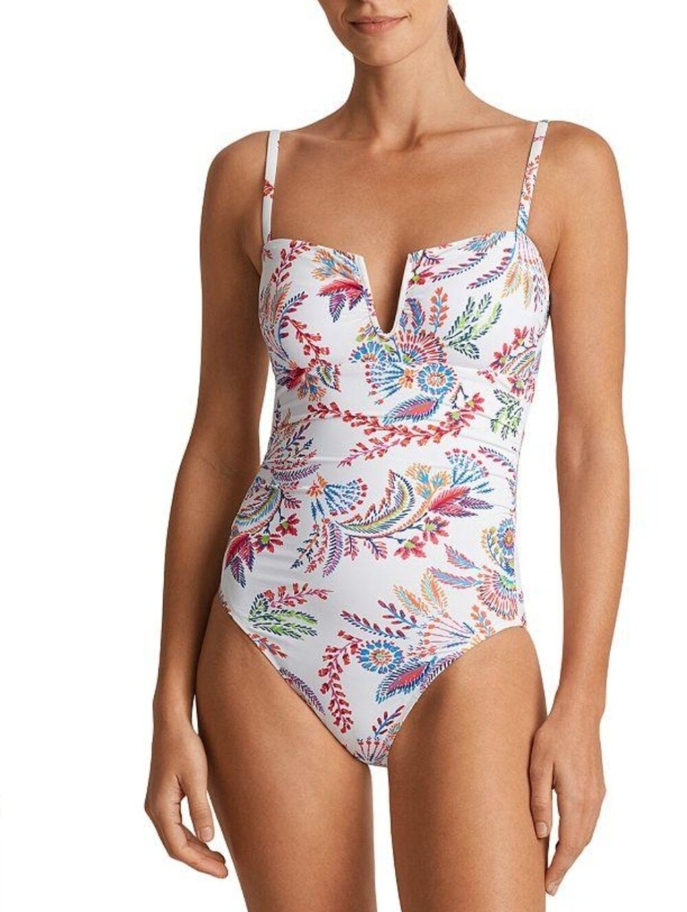 Lauren Ralph Lauren Fleurette Floral Underwire One Piece Size 16 NWT $155